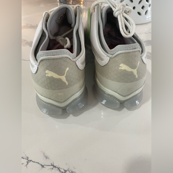 Golf shoes Puma Men's White and Gray Pro Adapt golf shoes - Picture 4 of 6